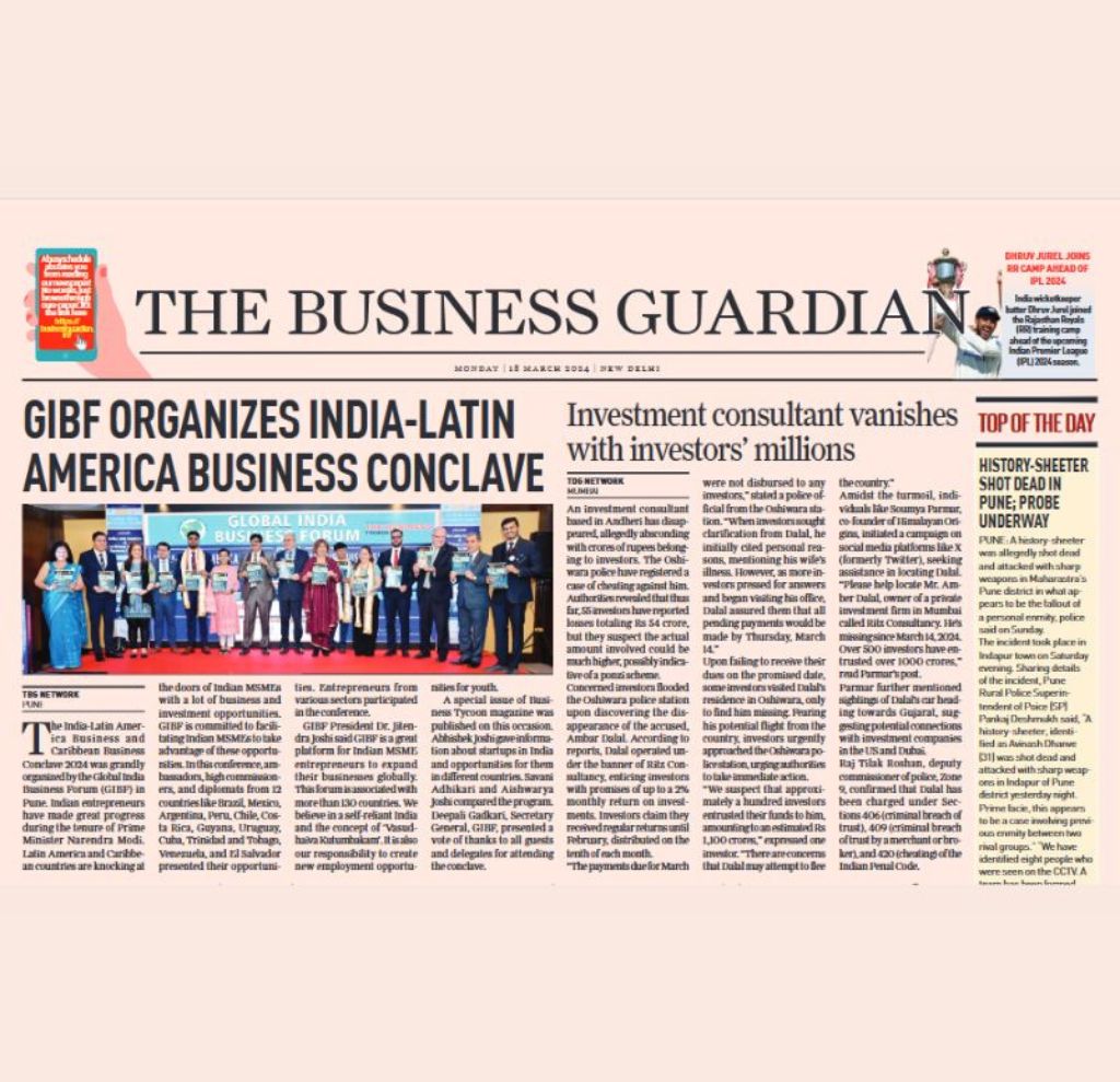 Media Coverage - The Business Guardian