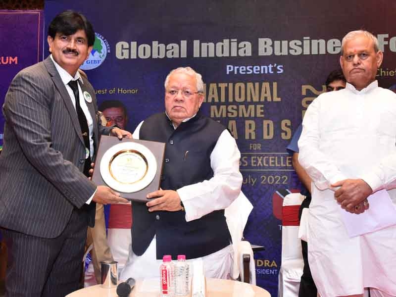 National MSME Award for Business Excellence