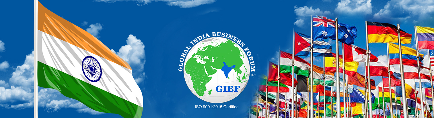 india flag , all country flags and gibf logo 