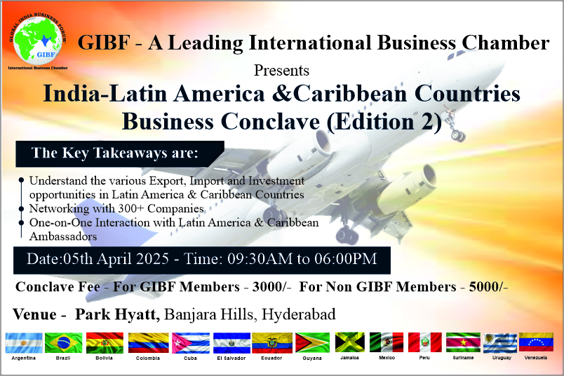 Upcoming Events 2025 - India-Latin America and Caribbean Countries Business Conclave (Edition 2)