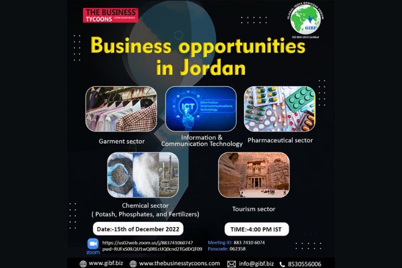 Country Connect 2022 - Business opportunities in Jordan
