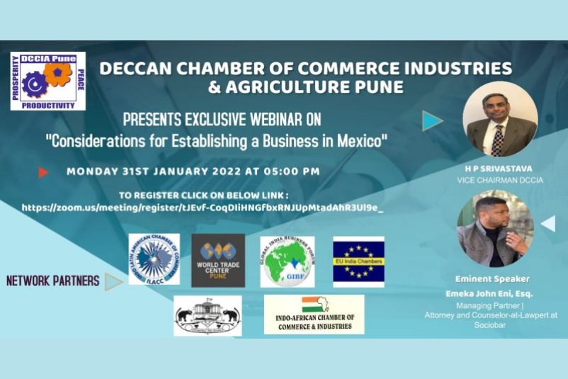 GIBF Country Connect Webinar 2022 -  Considerations for Establishing a Business in Mexico