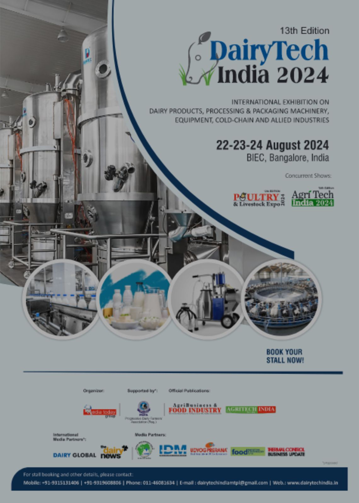GIBF Collabrative Upcoming Event -   Dairy Tech India 2024