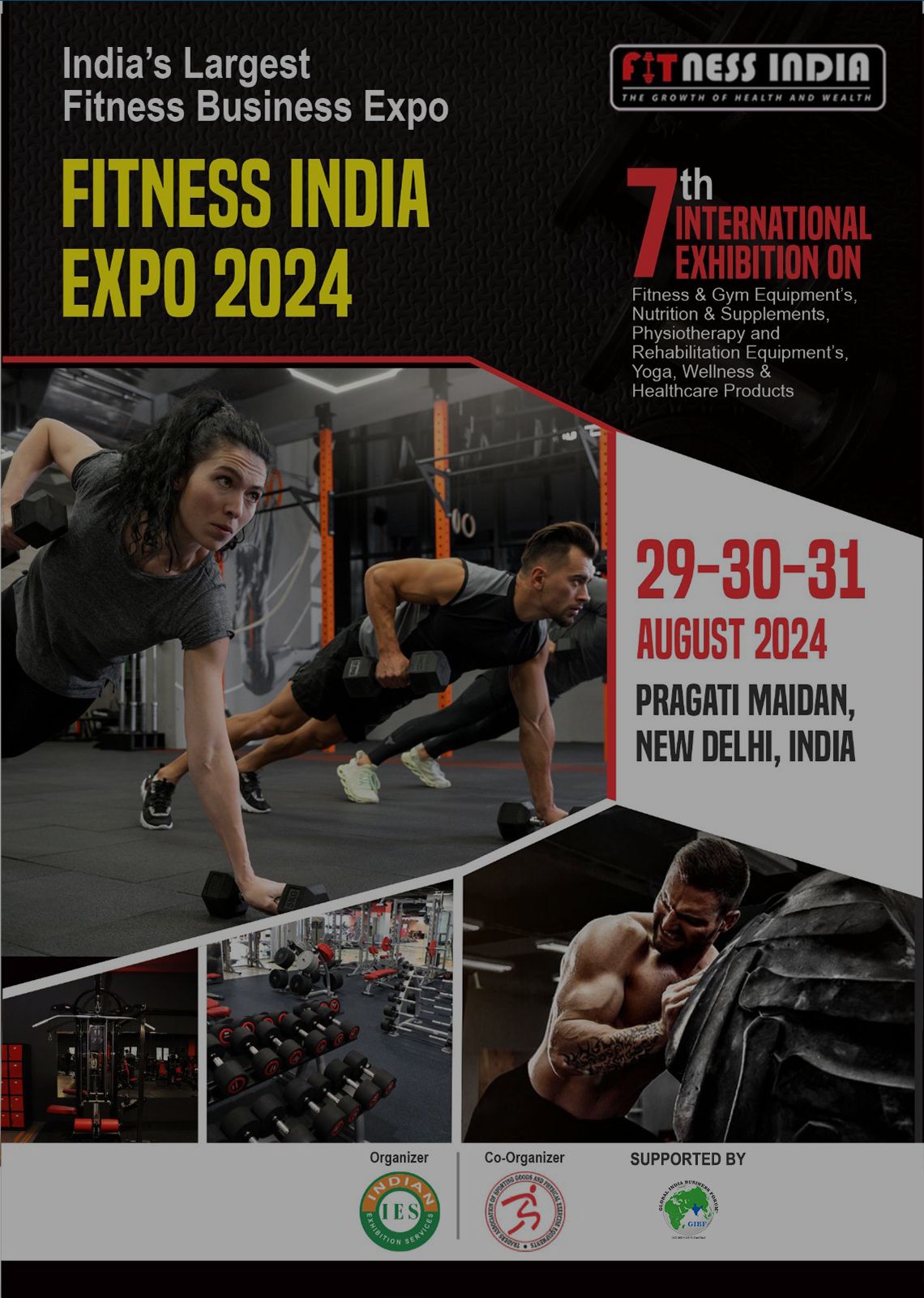 GIBF Collabrative Upcoming Event - Fitness India Expo 2024