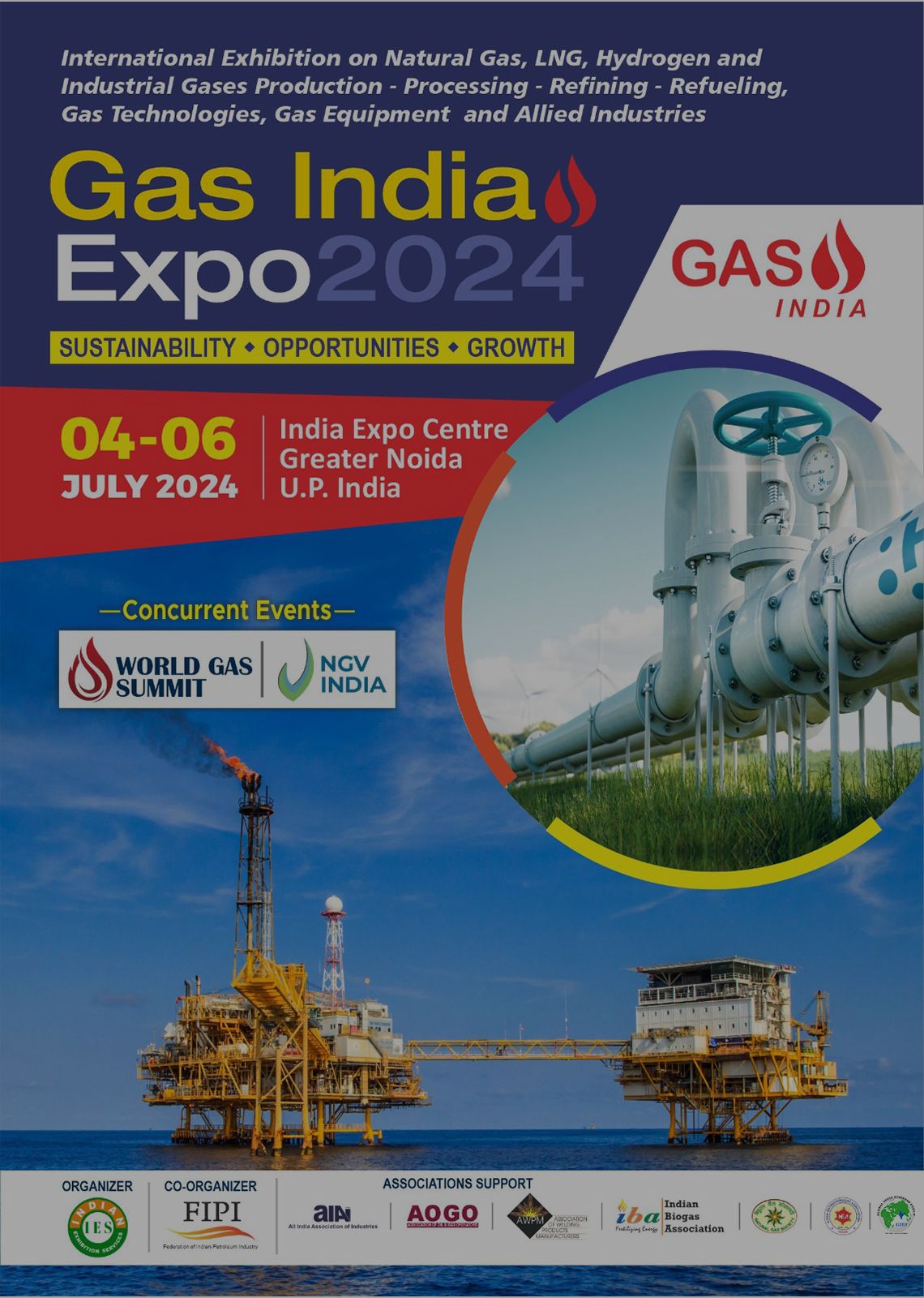 GIBF Collabrative Upcoming Event -  Gas India Expo 2024