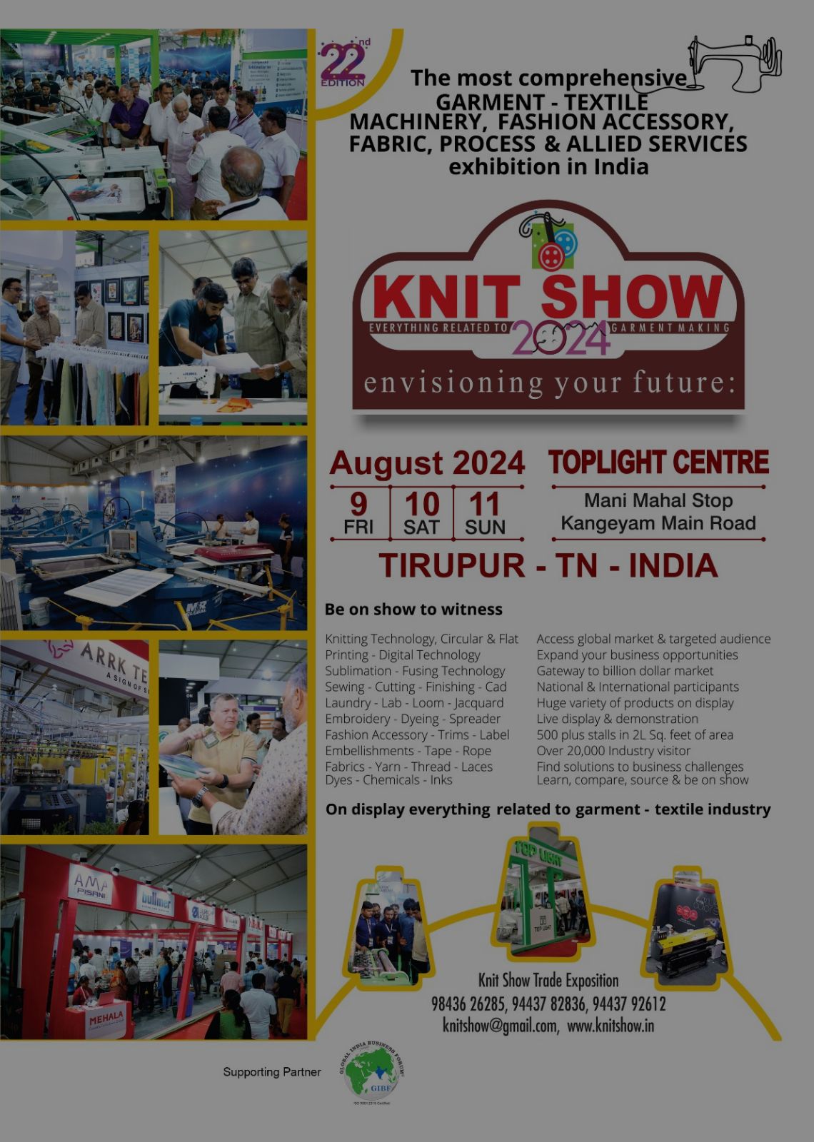 GIBF Collabrative Upcoming Event -  Knit Show 2024