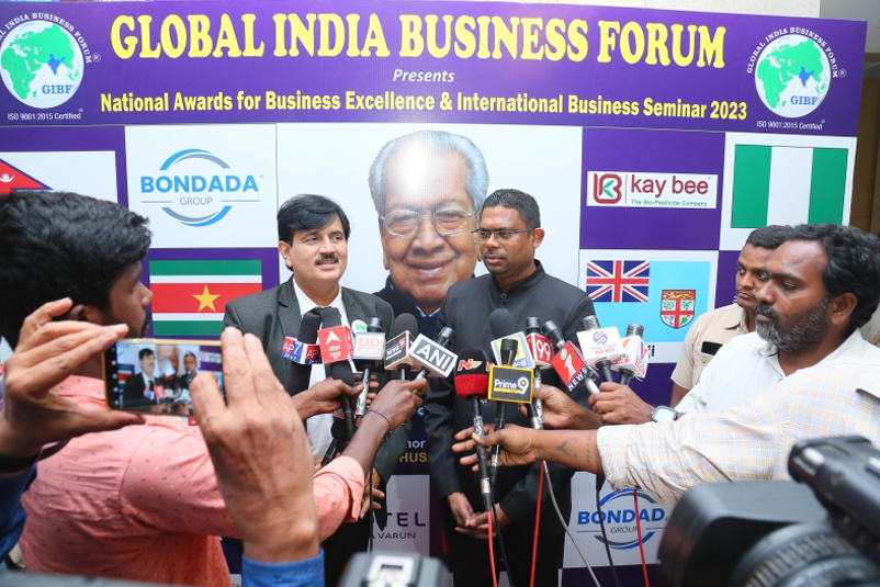 gibf-organized-international-business-seminar-at-vijayawada-jitendra-joshi-news-interview-2023