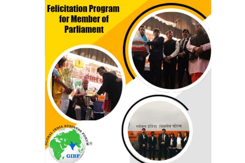 GIBF Past Events 2018 - Felicitation Program for Member of Parliament