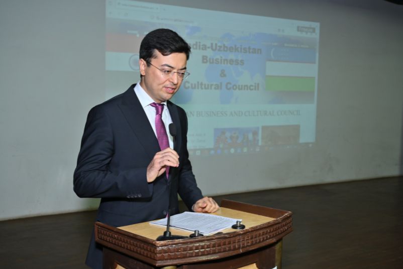 GIBF Past Event - 2024 - India Central Asia Business Conclave - H.E. Mr.  Sardor Rustambaev, Ambassador of the Republic of Uzbekistan to the Republic of India speech