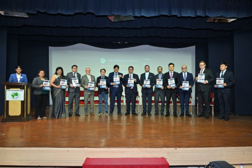 GIBF Past Event - 2024 - India-Central Asia Business Conclave - Inauguration of The Business Tycoons Magazine