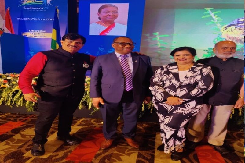 Delegates attending the National Day celebration of the Republic of Rwanda organized by GIBF