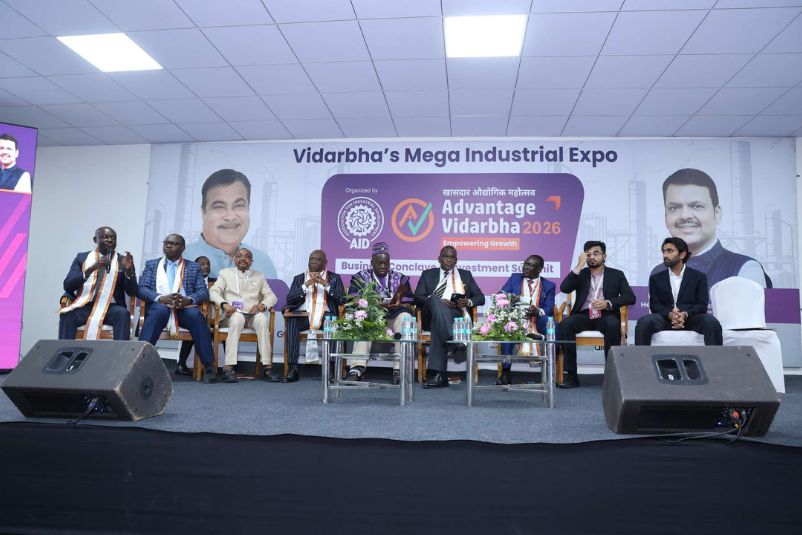 Business delegates at round table