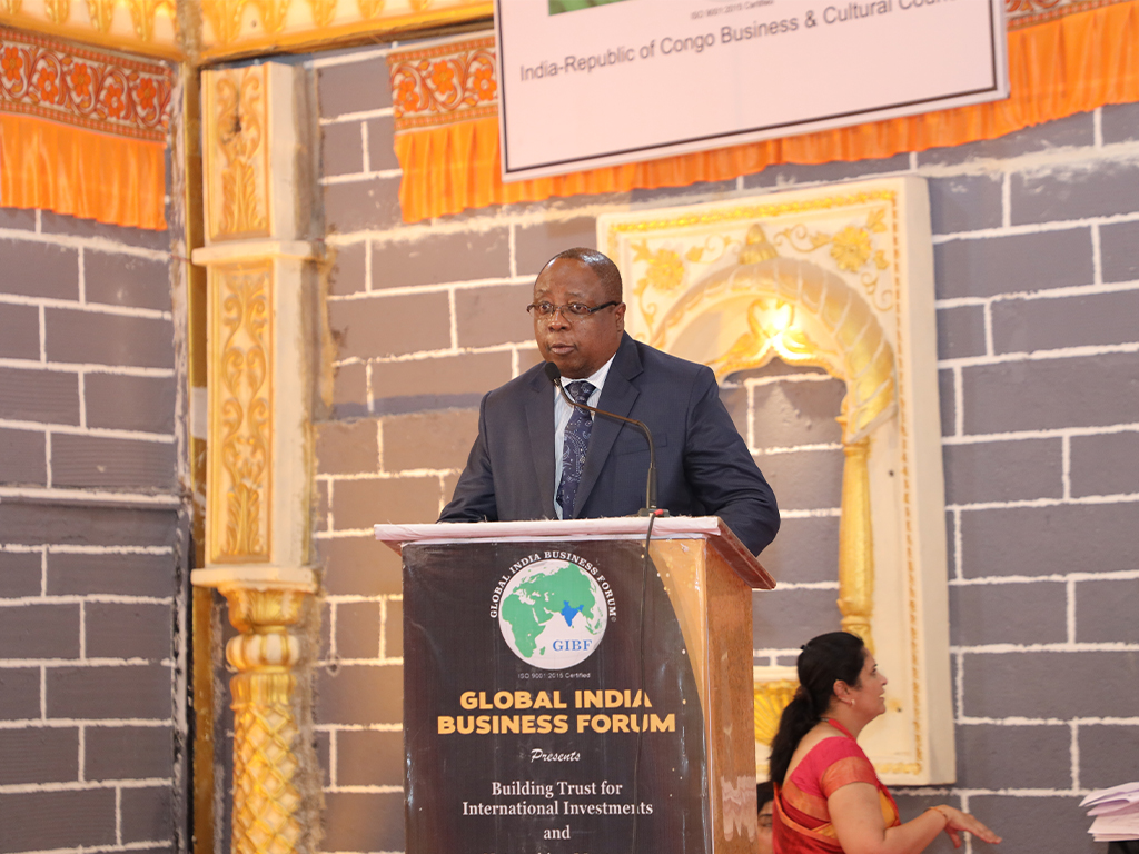 Distinguished guest H.E. Demeke Atnafu Ambulo at GIBF digital event