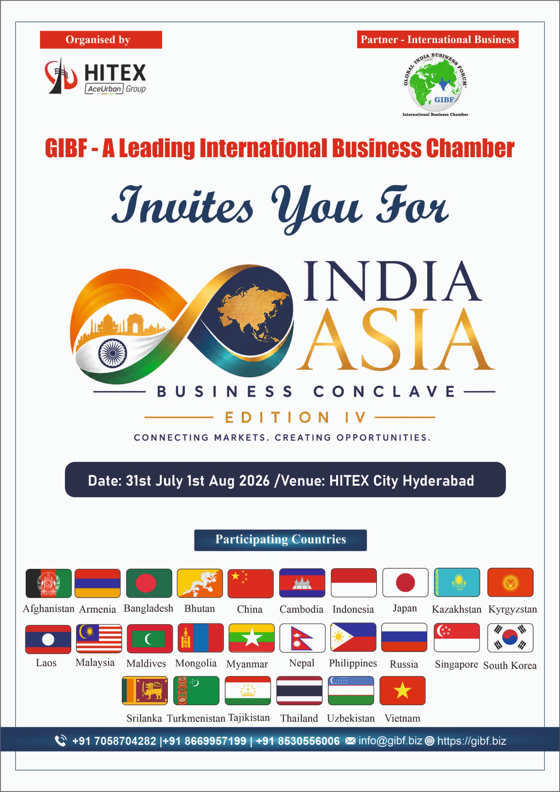 Eco Sustain Expo 2026 & India–Asia Business Conclave (4th Edition)