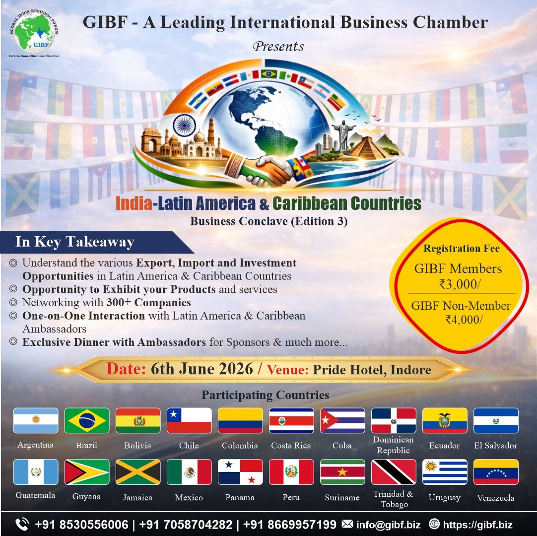 India Latin America Caribbean Business Conclave 2026 Indore