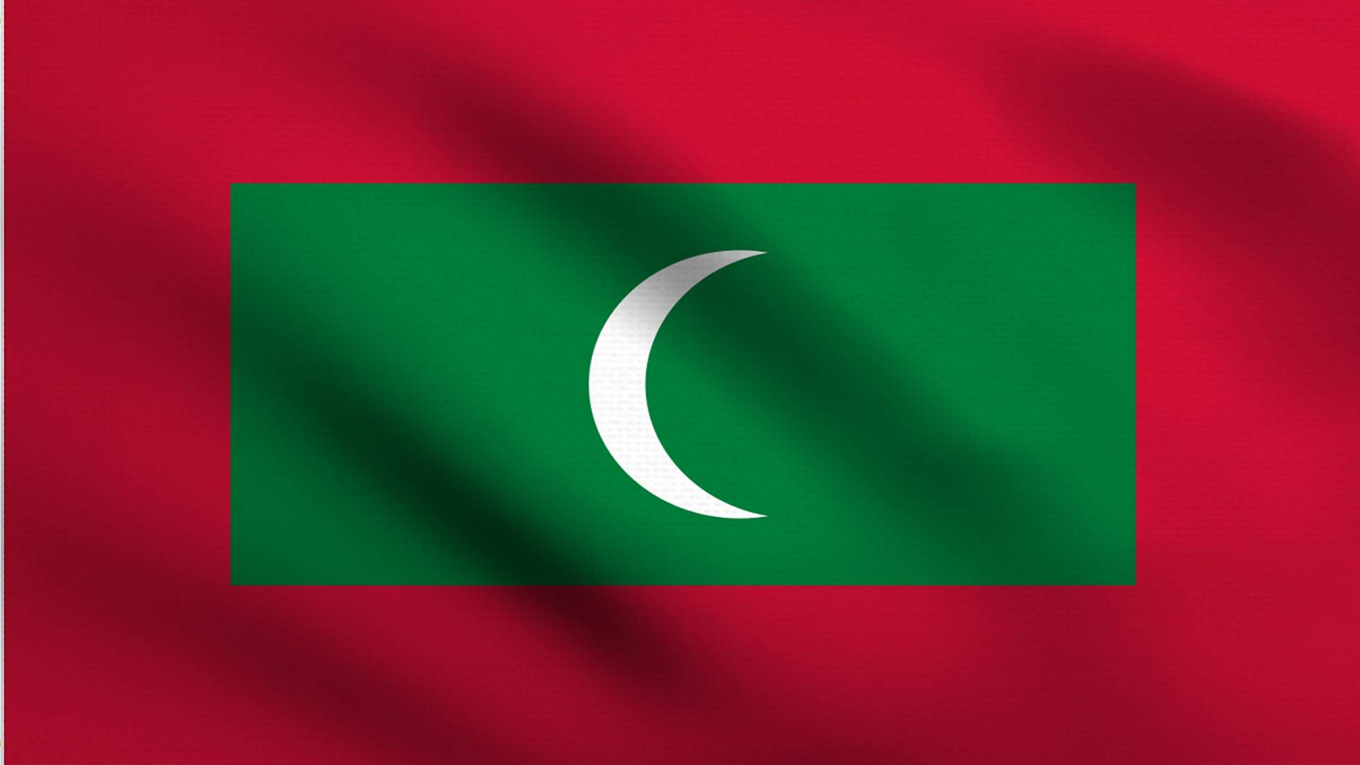 Celebrating with Asian Countries - Maldives Flag