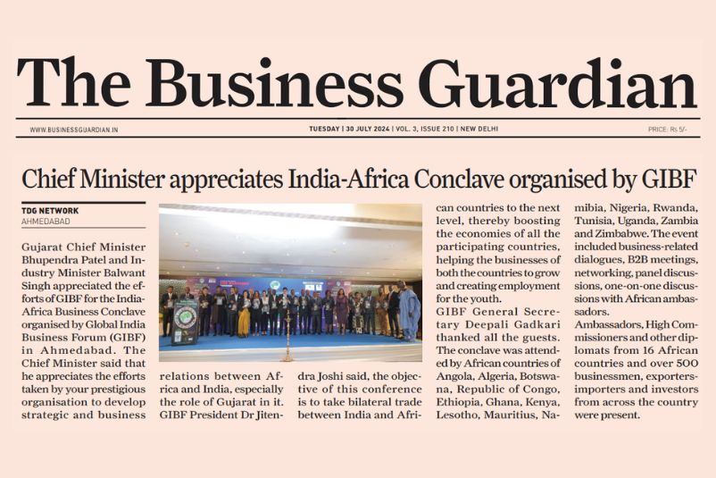 GIBF Print Media -  India - Africa Business Conclave (2nd Edition)